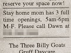 Stay home mom has 3 full time openings