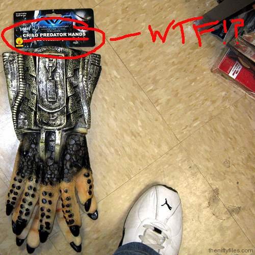 Costume Gloves: Child Predator Hands