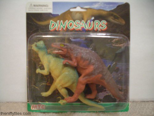 Two Dinosaurs In A Package Look Like They're Mating