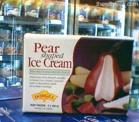 Pear Shaped Ice Cream
