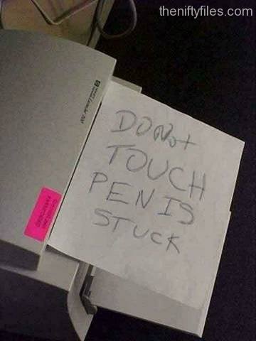 Pen Is Stuck