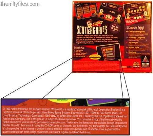 Scattergories Warning