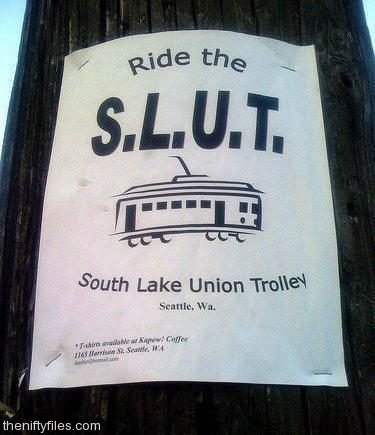 Acronym: SLUT - South Lake Union Trolley
